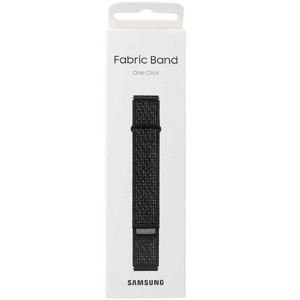 Pasek Samsung Fabric Band 20mm M/L do Galaxy Watch 7/FE/6/5 Pro/5/4, czarny